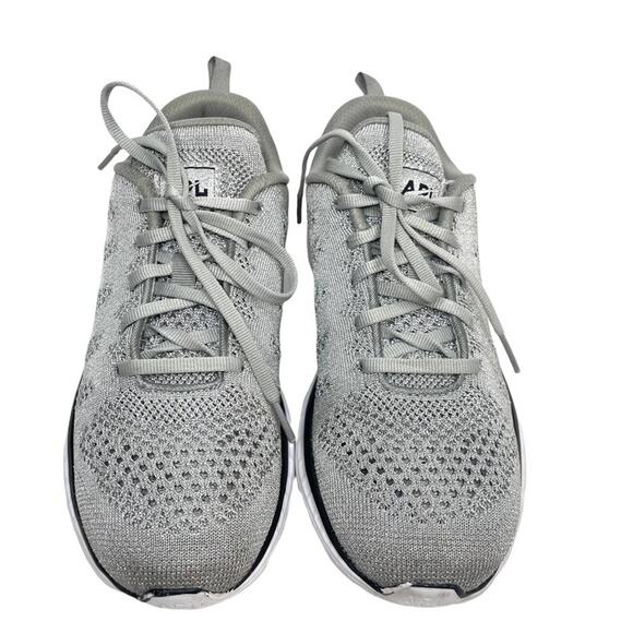 APL TechLoom Pro Women's Sz 9 Metallic Silver Running Activewear Gym Shoes - Picture 2 of 14